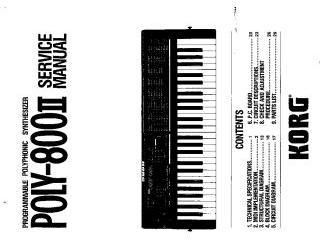 Korg-Poly 800 Mk2_Poly 800II-1986.Synth preview